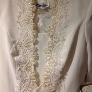 Gorgeous ivory evening dress